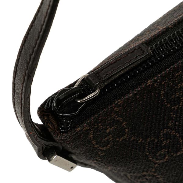 Pre-owned Gucci GG Denim Boat Brown