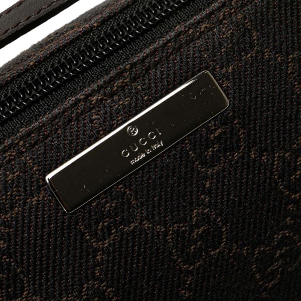 Pre-owned Gucci GG Denim Boat Brown
