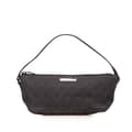 Miniatyrbild 1 av 10: Pre-owned Gucci GG Denim Boat Brown