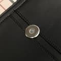 Miniatyrbild 9 av 10: Pre-owned Burberry Leather Flap Shoulder Bag Black