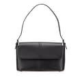 Miniatyrbild 1 av 10: Pre-owned Burberry Leather Flap Shoulder Bag Black