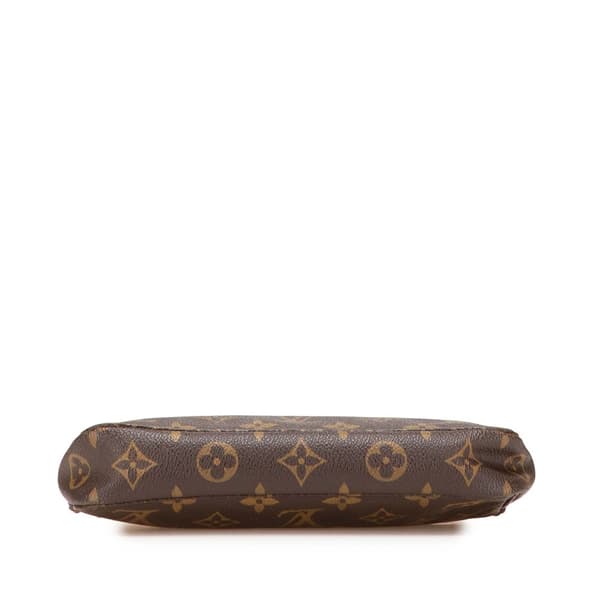 Pre-owned Louis Vuitton Monogram Pochette Accessoires Brown