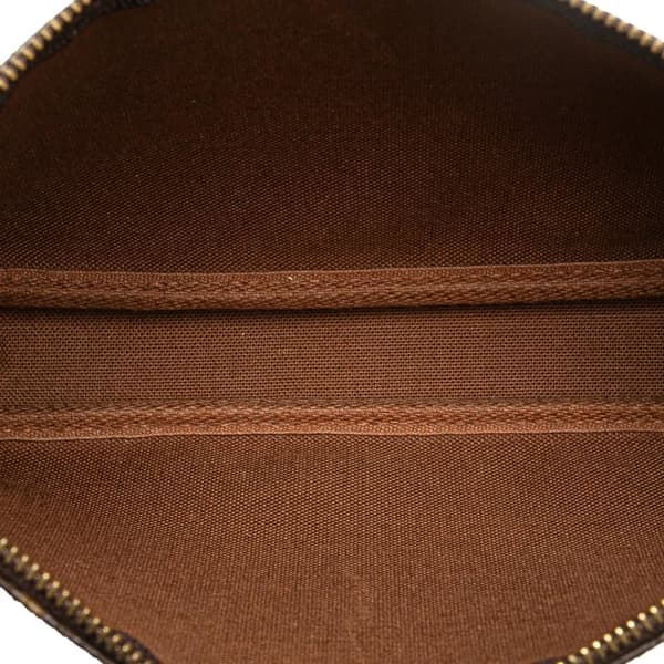 Pre-owned Louis Vuitton Monogram Pochette Accessoires Brown