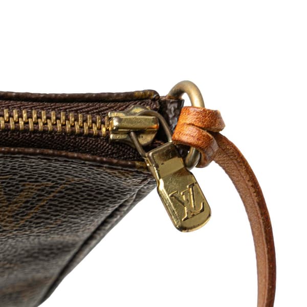 Pre-owned Louis Vuitton Monogram Pochette Accessoires Brown