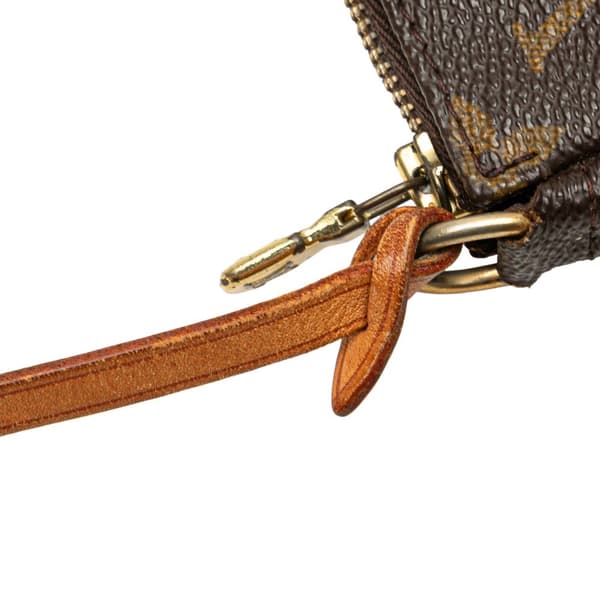 Pre-owned Louis Vuitton Monogram Pochette Accessoires Brown
