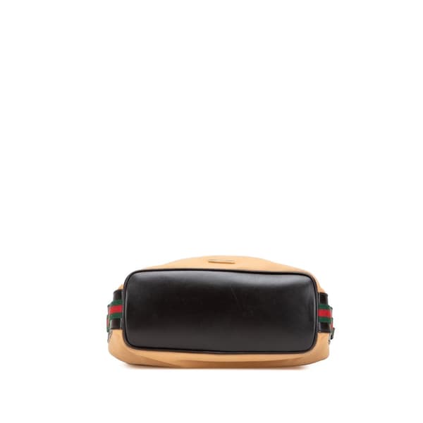 Pre-owned Gucci Canvas Shoulder Bag Brown