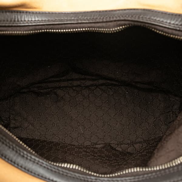 Pre-owned Gucci Canvas Shoulder Bag Brown
