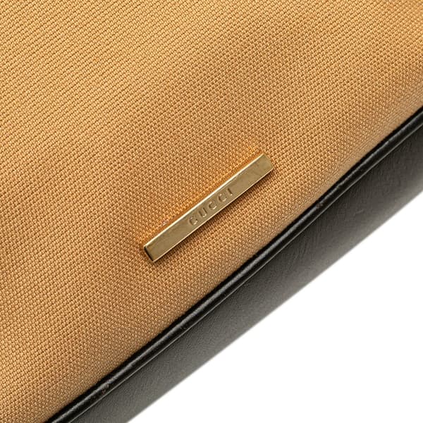 Pre-owned Gucci Canvas Shoulder Bag Brown