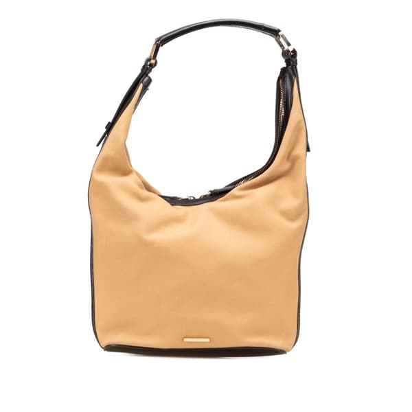 Pre-owned Gucci Canvas Shoulder Bag Brown