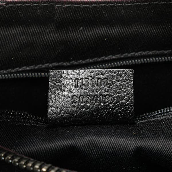 Pre-owned Gucci GG Canvas Shoulder Bag Black