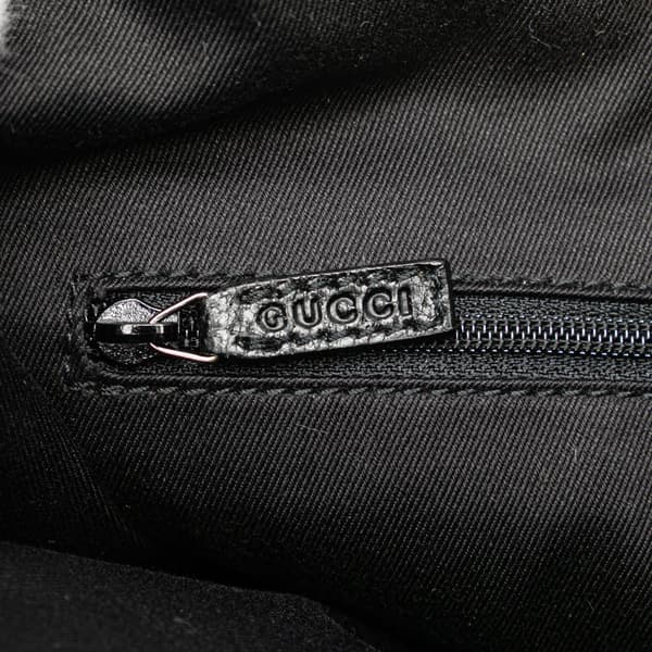 Pre-owned Gucci GG Canvas Shoulder Bag Black