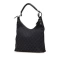 Miniatyrbild 2 av 10: Pre-owned Gucci GG Canvas Shoulder Bag Black