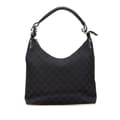 Miniatyrbild 1 av 10: Pre-owned Gucci GG Canvas Shoulder Bag Black