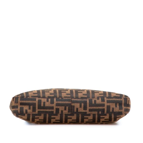 Pre-owned Fendi Zucca Canvas Shoulder Bag Brown