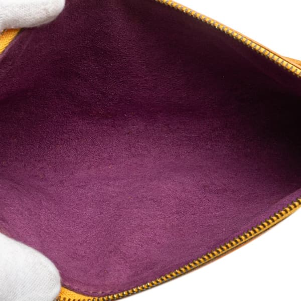Pre-owned Louis Vuitton Epi Pochette Accessoires Yellow