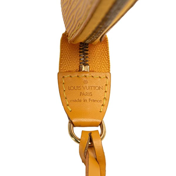 Pre-owned Louis Vuitton Epi Pochette Accessoires Yellow