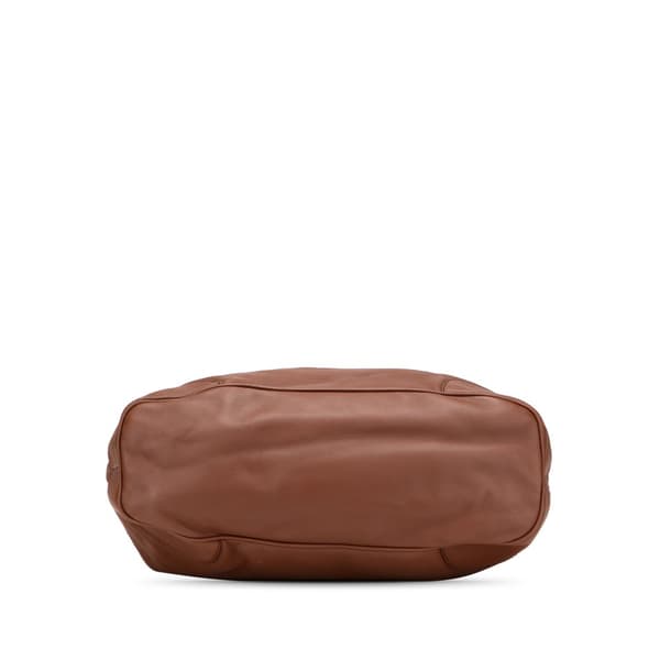 Pre-owned Gucci Leather Eva Shoulder Bag Brown