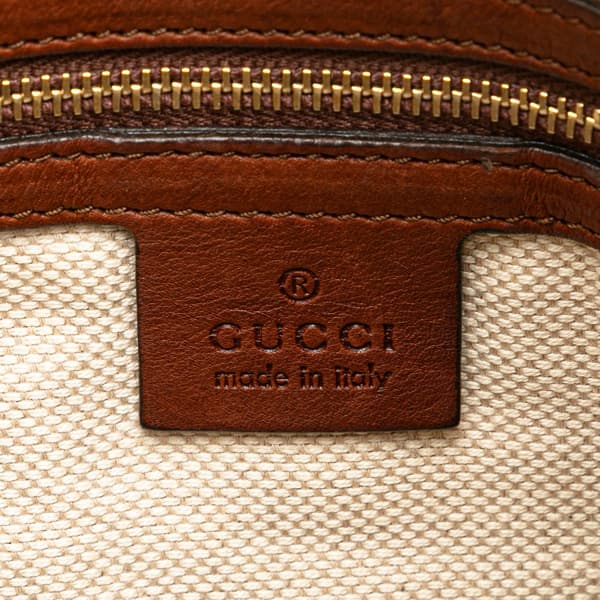 Pre-owned Gucci Leather Eva Shoulder Bag Brown