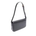 Miniatyrbild 2 av 7: Pre-owned Celine Shiny Calfskin Claude Shoulder Bag Black