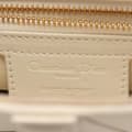 Miniatyrbillede 4 af 10: Pre-owned Dior Ultra Matte Calfskin Saddle Bag White