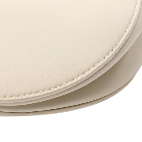 Pre-owned Dior Ultra Matte Calfskin Saddle Bag White