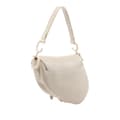 Miniatyrbillede 2 af 10: Pre-owned Dior Ultra Matte Calfskin Saddle Bag White