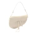 Miniatyrbillede 1 af 10: Pre-owned Dior Ultra Matte Calfskin Saddle Bag White