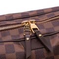 Miniatyrbillede 7 af 9: Pre-owned Louis Vuitton Damier Ebene Rivington GM Brown