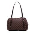 Miniatyrbillede 1 af 9: Pre-owned Louis Vuitton Damier Ebene Rivington GM Brown