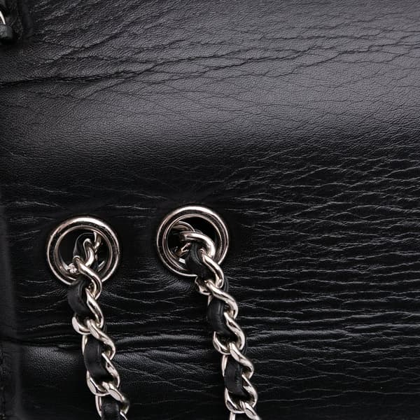 Pre-owned Chanel Medium Calfskin Braided Chic Flap Black