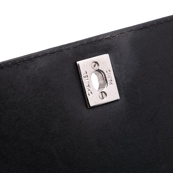 Pre-owned Chanel Medium Calfskin Braided Chic Flap Black