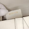 Miniatyrbilde 5 av 8: Pre-owned Dior Grained Calfskin Saddle Bag White