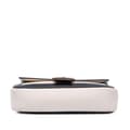 Miniatyrbilde 3 av 10: Pre-owned Fendi Bicolor Leather Chain Midi Baguette White