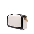 Miniatyrbilde 2 av 10: Pre-owned Fendi Bicolor Leather Chain Midi Baguette White