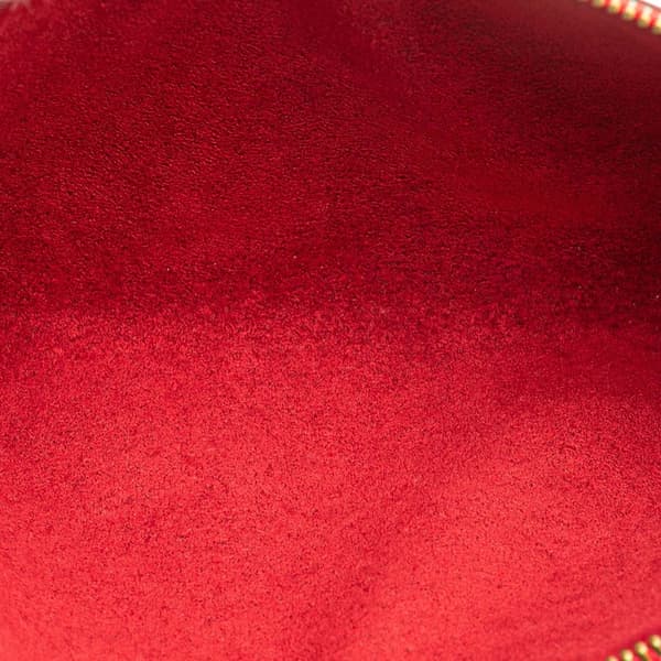 Pre-owned Louis Vuitton Epi Pochette Accessoires Red