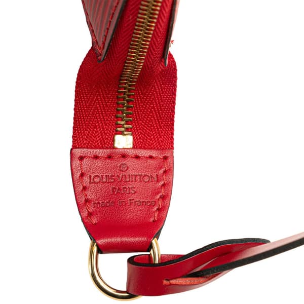 Pre-owned Louis Vuitton Epi Pochette Accessoires Red
