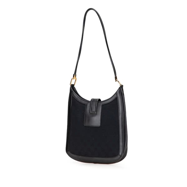 Pre-owned Gucci GG Canvas Shoulder Bag Blue