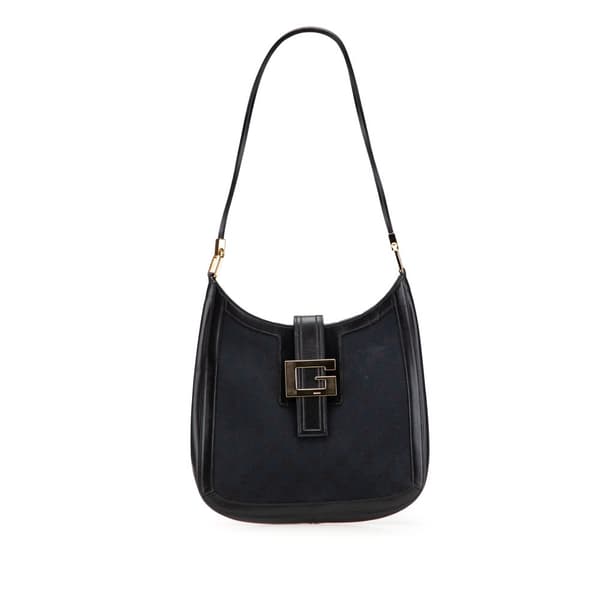 Pre-owned Gucci GG Canvas Shoulder Bag Blue