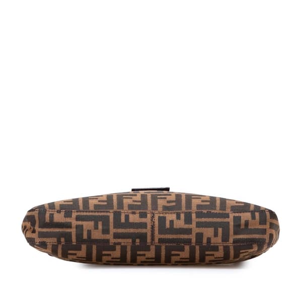 Pre-owned Fendi Zucca Canvas Shoulder Bag Brown