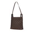 Miniatyrbillede 2 af 10: Pre-owned Gucci GG Nylon Shoulder Bag Brown