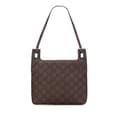 Miniatyrbillede 1 af 10: Pre-owned Gucci GG Nylon Shoulder Bag Brown