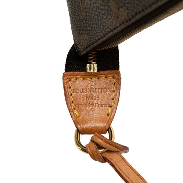 Pre-owned Louis Vuitton Monogram Pochette Accessoires Brown