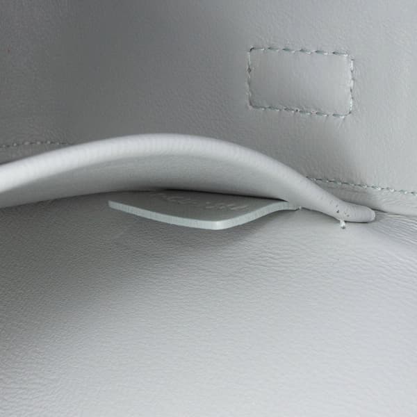 Pre-owned Celine Shiny Calfskin Claude Shoulder Bag Gray