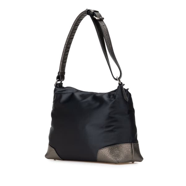 Pre-owned Burberry Nylon Shoulder Bag Black