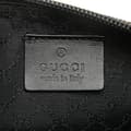 Miniatyrbillede 6 af 10: Pre-owned Gucci Denim Boat Shoulder Bag Black