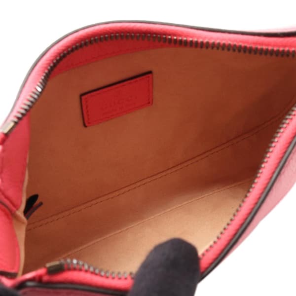 Pre-owned Gucci Mini Leather Aphrodite Shoulder Bag Pink