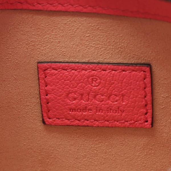 Pre-owned Gucci Mini Leather Aphrodite Shoulder Bag Pink