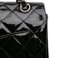 Miniatyrbild 10 av 10: Pre-owned Chanel Maxi Classic Patent Double Flap Black