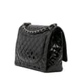Miniatyrbild 2 av 10: Pre-owned Chanel Maxi Classic Patent Double Flap Black