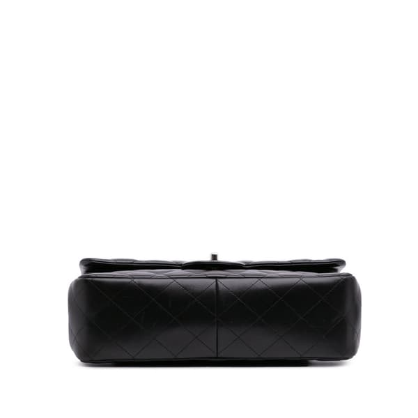 Pre-owned Chanel Jumbo Classic Lambskin Double Flap Black